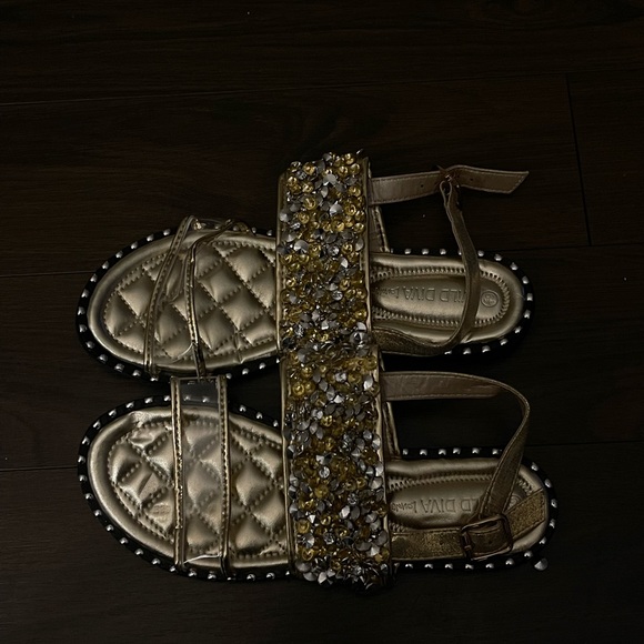 Gold Sandals - Picture 3 of 3